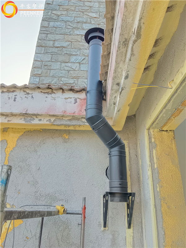 煙臺海陽別墅丹麥Morso 5660嵌入壁爐安裝.jpg