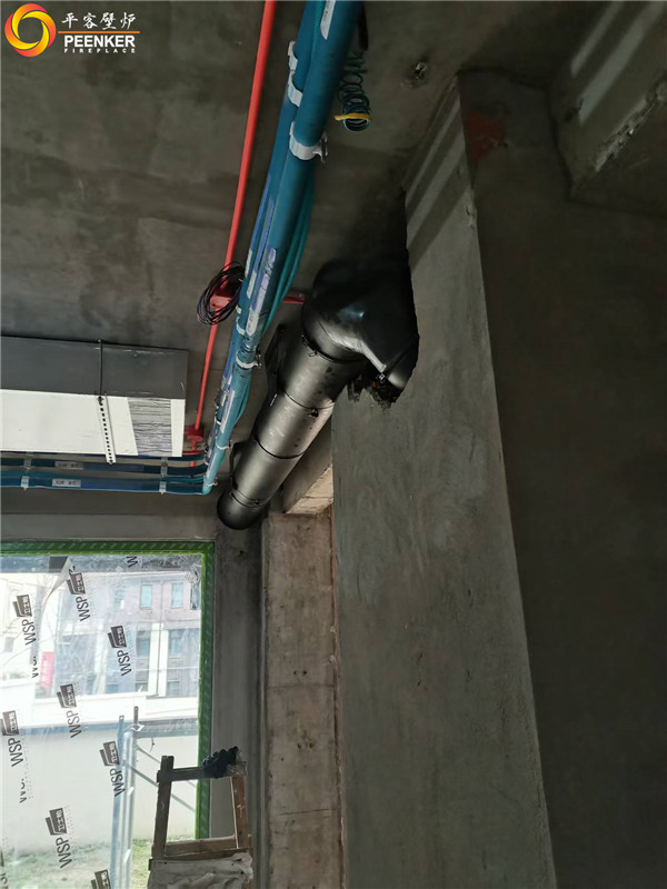 宜興陽羨美廬翰墨軒丹麥Morso S101-11壁爐安裝.jpg