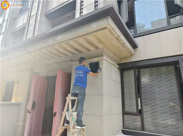 上海融信鉑灣別墅丹麥Morso 2140壁爐安裝.jpg