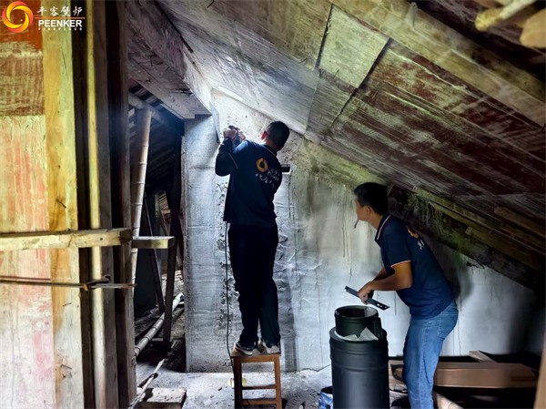 池州九華山自建別墅丹麥Morso 5660壁爐安裝.jpg