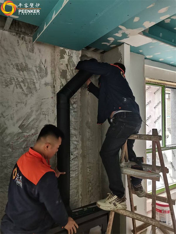 蘇州檀宮二期丹麥Morso 5660嵌入式壁爐安裝.jpg