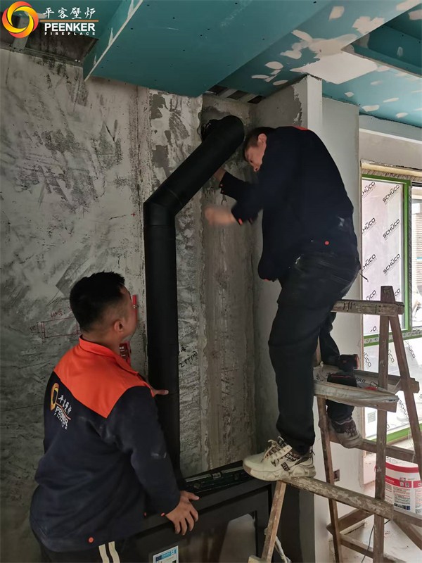 蘇州檀宮二期丹麥Morso 5660嵌入式壁爐安裝.jpg